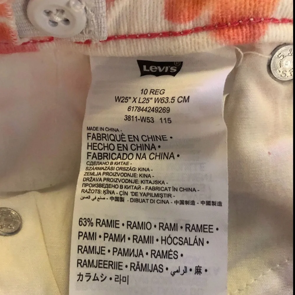 Old Navy Girls LEVIS Girls Printed Capri - Picture 5 of 6